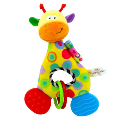 Baby Teether Rattle Plush Toy